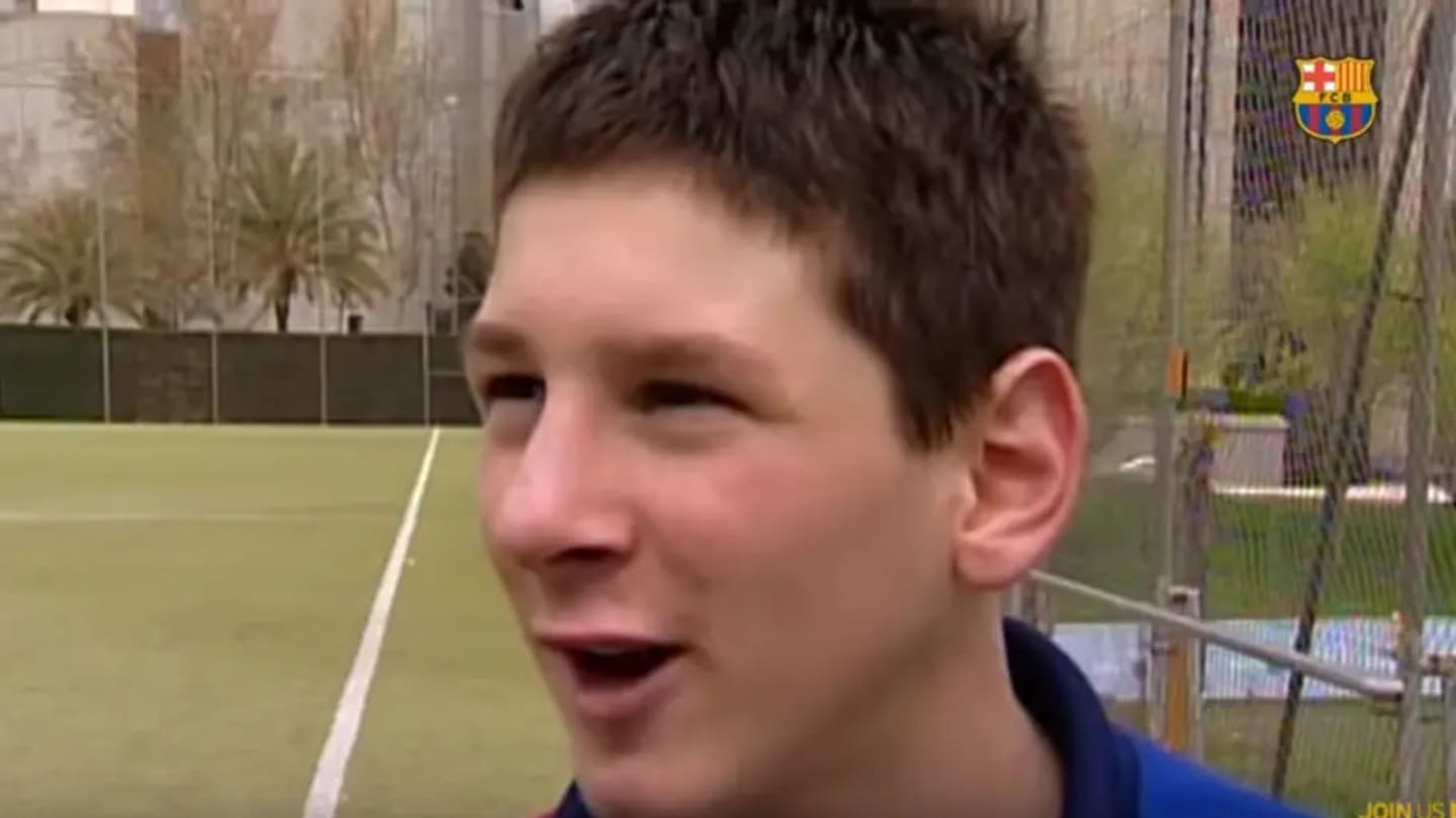 VIDEO: Barcelona Release Compilation of a Young Lionel Messi's Top Skills  From La Mas
