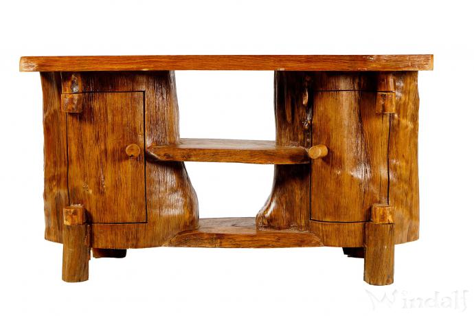 WINDALF Hobbit Design Schrank CIRCE 90 cm Küchen Holz-Kommode Handarbeit  aus Wurzelholz - Rustikale Kommoden & Schränke, als Nachtkastl oder  Kleiderschrank - Windalf
